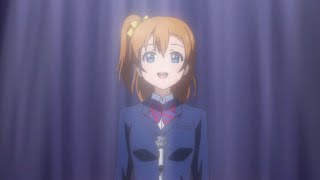 honoka kosaka delivers a legendary speech