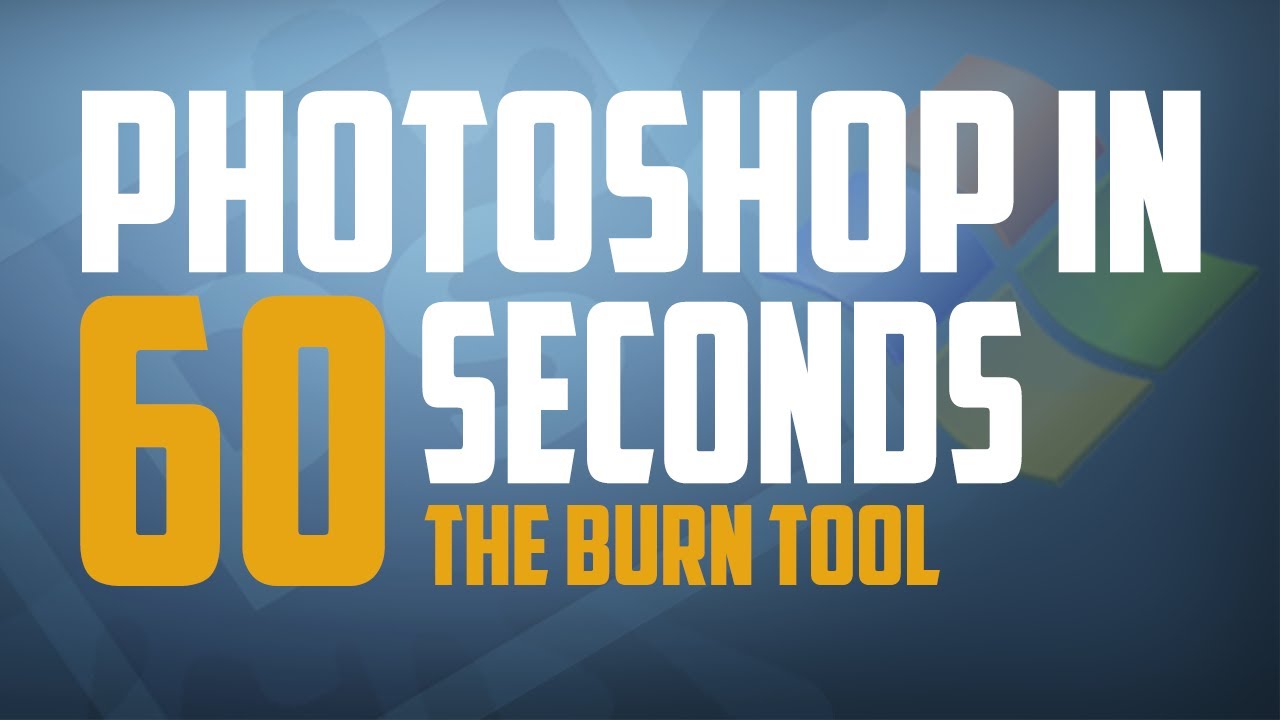 Photoshop CS6 : How To Use The Burn Tool - YouTube