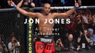 Jon Jones - All Career Takedowns