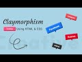 Claymorphism Tooltip Using HTML and CSS | UI Trend 2022