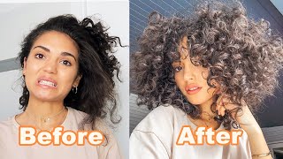 How to Wash and Style CURLY HAIR