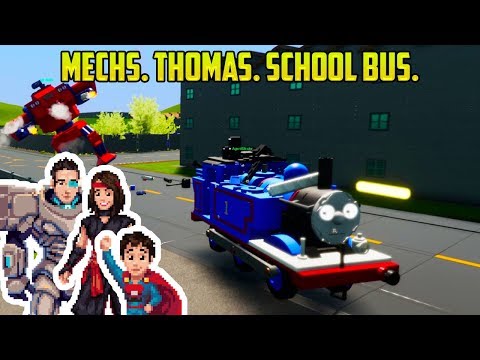 Cars For Kids Mechs Vs Thomas Also School Buses Pakvim - 