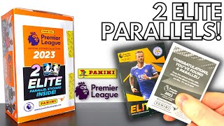 2 PARALLEL STICKERS! | PANINI PREMIER LEAGUE 2023 STICKERS | 120 PACKET BOX 10 PACK OPENING!