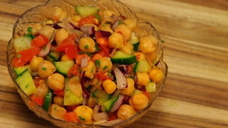 Chickpea Salad Recipe - vegan recipe channel