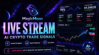24/7 AI Crypto Trading Bot LIVE 🤖 | Binance Leveraged Trades | MagicMoon Success Rate %70+