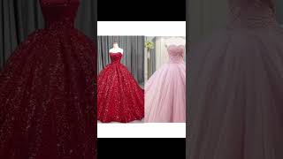 Red glitter VS pink glitter 😍😍#like #gift #fashion #barbie #choose #dress #glitter #glittery #sparkl