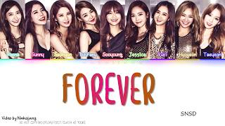 Girls' Generation/SNSD (소녀시대) - Forever (영원히 너와 꿈꾸고 싶다) (Color Coded Lyrics Eng/Rom/Han/가사)