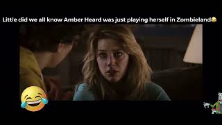 Amber Heard plays herself in Zombieland 😂😂 (Johnny Depp defamation trial)