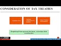 consideration of entering into a tax treaty for contracting states