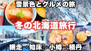 【北海道旅行】冬の北海道を2泊3日で観光！雪景色とグルメの旅