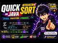 Quick Sort in Java Explained 🔥 | Divide, Partition & Conquer Like a Pro