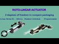 linear and rotary motion in one actuator www.intellidrives.com