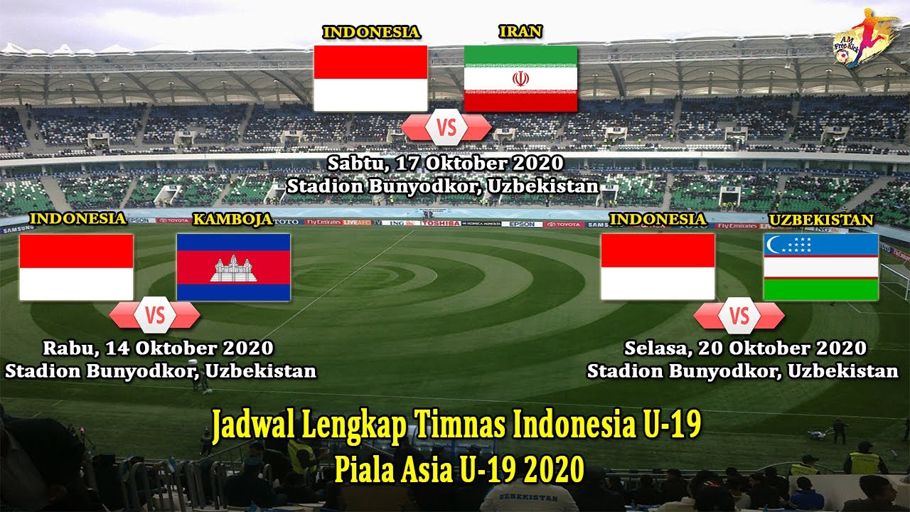 Jadwal Lengkap Timnas Indonesia Di Piala Asia U-19 2020 🏆 - YouTube