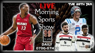 Jumpstart Your Morning with Vik and Wern's High-Energy Sports Show!