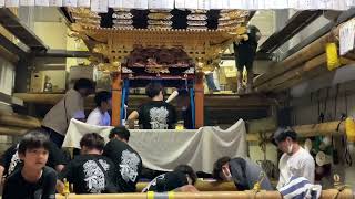 播州三木秋祭り　令和4年　　下町屋台練習