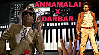 Darbar X Annamalai BGM Keyboard tutorial | Rajinikanth Birthday Mashup | Rajinikanth intro BGM