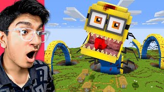 I Trolled My Friend with MINIONS in Minecraft!!