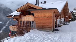 Little snow town, Wengen Switzerland