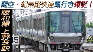 関空・紀州路快速鳳行き爆誕！阪和線上野芝駅通過