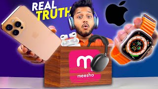 ₹9999 for iPhone 14 Pro Max 😳 ₹999 for Apple Watch Ultra I Trying Fake Apple Products from Meesho 😳