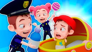 Taking Care of Baby | Police Baby Care + More Nursery Rhymes and Kids Songs