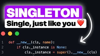 Singleton Design Pattern | Advance Python 💪