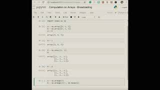 Computation on Arrays - Broadcasting || Python || Numpy || Data Science || Machine Learning