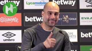 West Ham 0-4 Man City | Pep Guardiola: The biggest risk facing City is believing we cannot improve