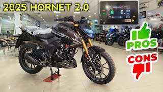 🔥Pros \u0026 Cons🤩new honda hornet 2025 | Hornet 2.0 New meter | 2025 Honda Hornet 2.0 | price |