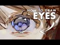 How to Draw EYES // GAOMON PD156 Pro (prod. acegleem)