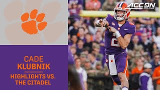 Clemson QB Cade Klubnik Throws 3 Touchdowns In Limited Action