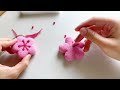 羊毛氈教學 梅花 u0026微笑小花掛飾 少女心爆發了！ diy needlefelt