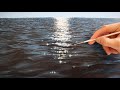 How to paint water - realistic water reflection wave painting tutorial