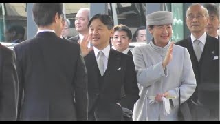 【親謁の儀】天皇皇后両陛下 京都駅ご到着で大歓声が!!  Emperor and Empress Arrives in Kyoto