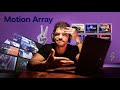 TUTORIAL de como usar o MOTION ARRAY