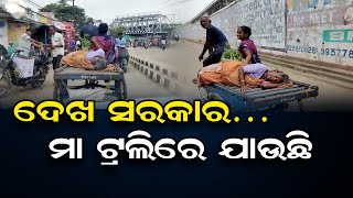 ଦେଖ ସରକାର...ମା'ଟ୍ରଲିରେ ଯାଉଛି  | Odisha Reporter