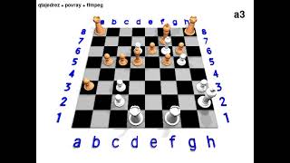 Ajedrez povray 3.7 Spassky Fischer wcc 13 1972 V-2 0-1