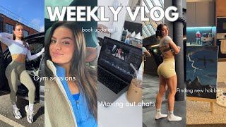 BIG WEEKLY VLOG AT HOME | gym sessions, moving out chats, Ikea trip, book updates \u0026 girl chats