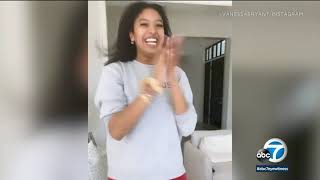 Vanessa Bryant shares heartwarming video of daughter Natalia celebrating acceptance to USC | ABC7