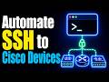 AUTOMATE SSH CONNECTIONS to CISCO DEVICES with PYTHON (For Network Engineers)
