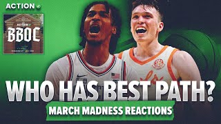 2024 NCAA Tournament Bracket REACTIONS! | March Madness Betting Picks & Predictions | BBOC