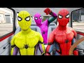 ALL SPIDER-MAN Dancing In The Car | العناكب في السيارة سبايدرمان