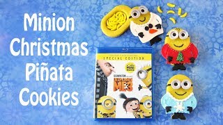 Minion Christmas Pinata Cookies