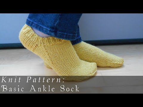 Basic Ankle Sock | Knit Pattern Basic Ankle Sock | Knit Pattern