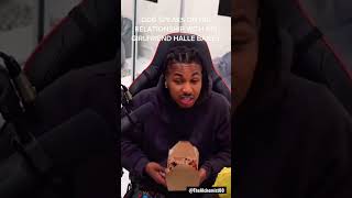 DDG about relationship w/ Halle Bailey🤭#shorts #tiktok #youtubers #ariel #ddg #viral #funny #woowop