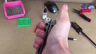 Zippy “Spring”-Latched Spacer Demo for the HOM Chimera Balisong