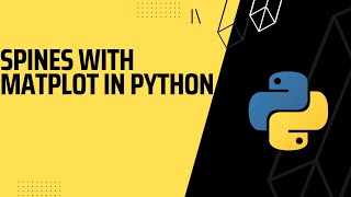Graph with Axis Spines Matplot in Python #rlanguagestatistics #python #matplotlib