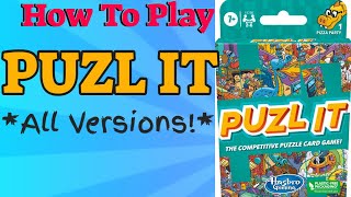 How To Play Puzl It *All Versions*