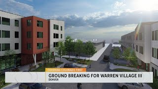 Crews break ground on Warren Village III as part of affordable housing efforts
