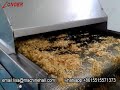 100kg h continuous onion frying machine fryer equipment of fried onion rings